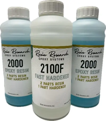Resin Research 2000/2100F epoxy resin 3L